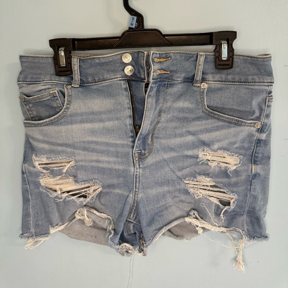 American Eagle Next Level Stretch Denim Shorts.